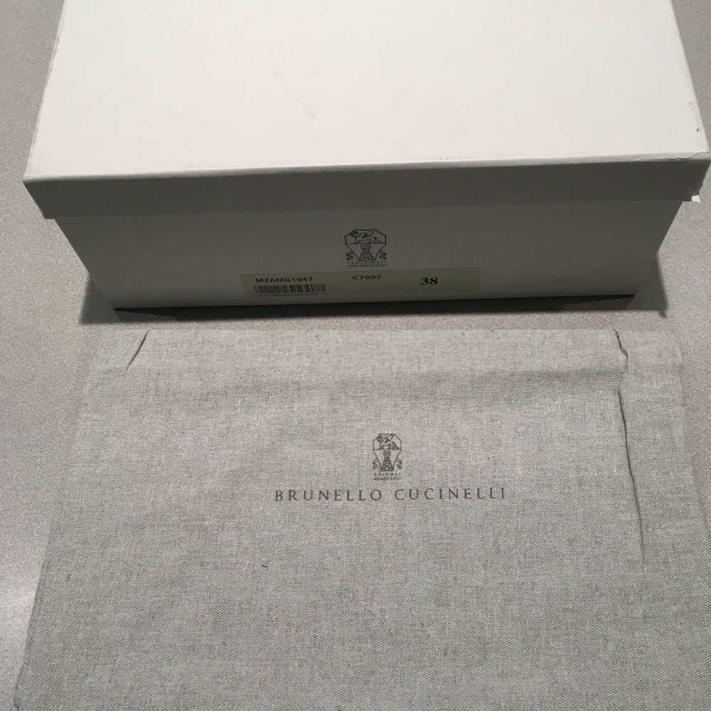 Brunello Cucinelli Platform Leather Boot sz 38 NIB - Picture 8 of 8
